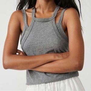 NWT Free People Two Times The Charm Tank